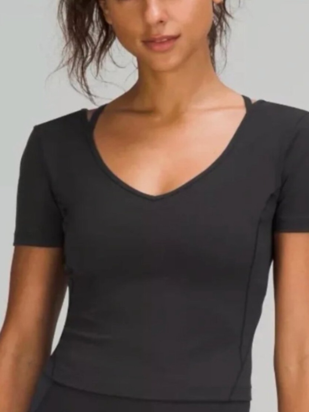 Lululemon Align Cropped Scoop Neck Tee *Read Description* accepting offers